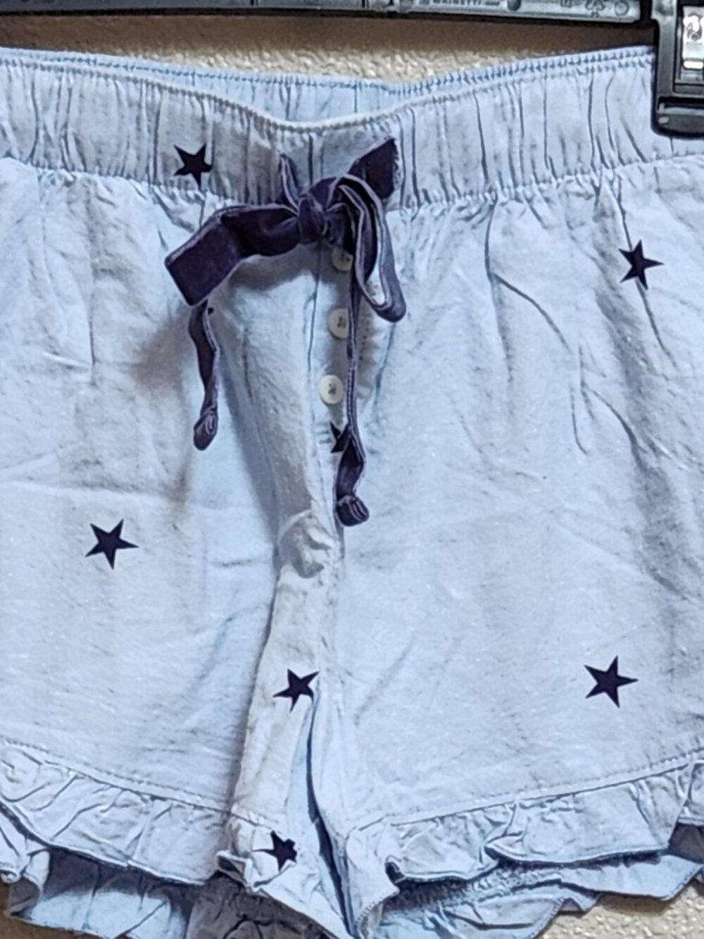 AERIE Pajama Sleep Shorts Blue Star - Medium - NEW NWT - Picture 2 of 4